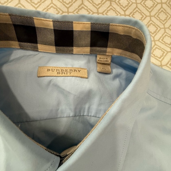 BURBERRY BRIT Men's Blue Shirt - Picture 2 of 14